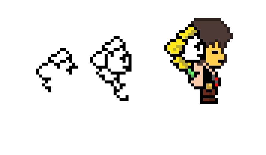 Underfell Frisk Sprite. Finished product. -Hammy