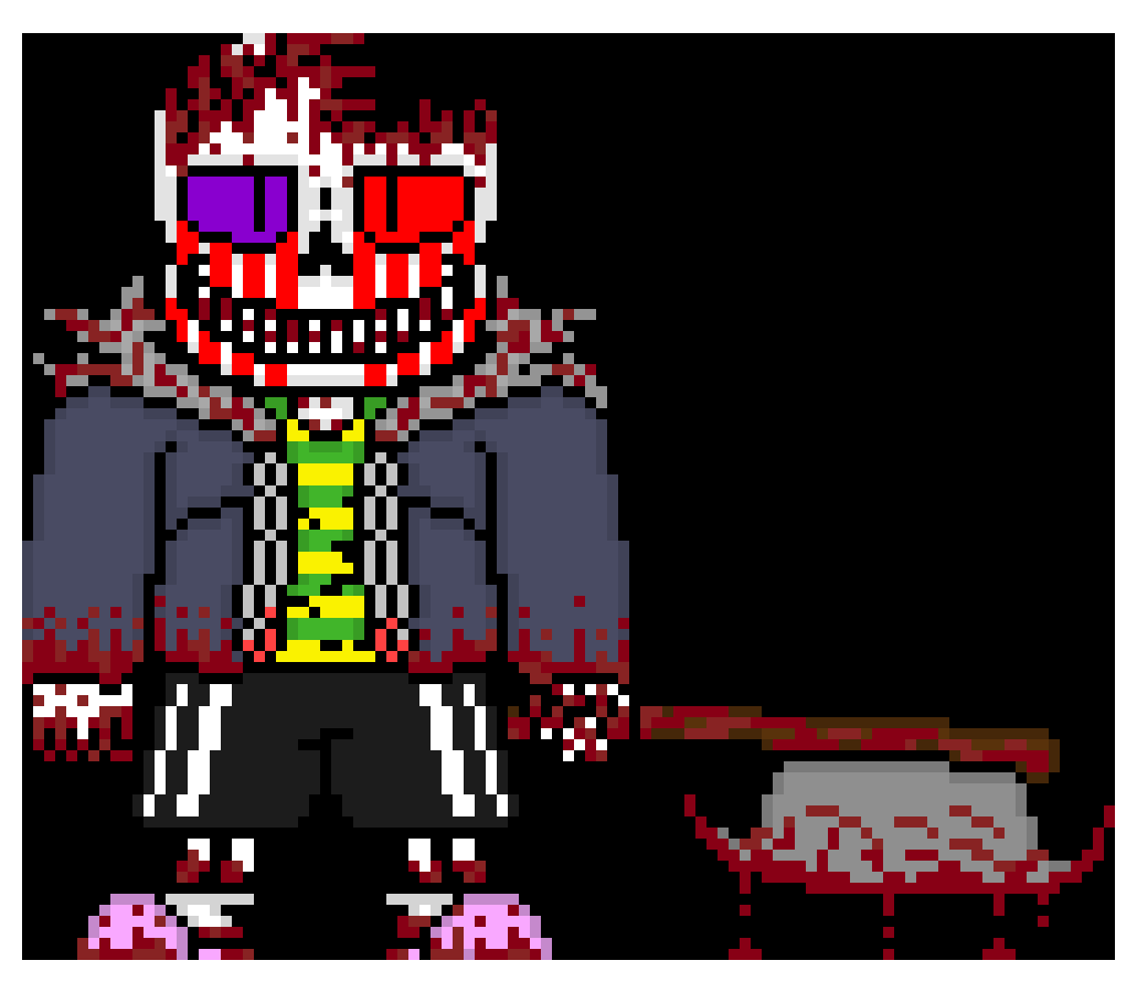 [2b1f9b] *hes about to strike madness but time breaks yet again, but this time everyones bodies are swapped* (who's body should Terror be in)?