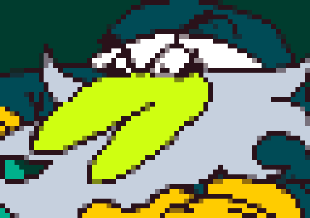 [4359d5] i am freaky gunther. find my dithering. find my staircasing. find my perspective.