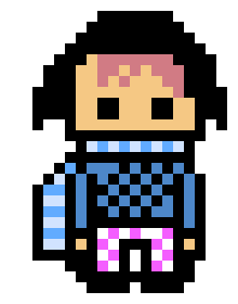 danganronpa pixel sprite base