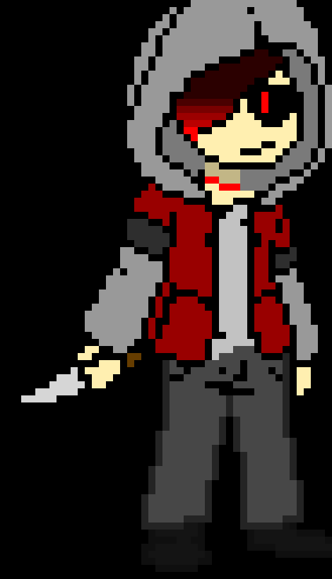 -walks out of forest brushing dust out of hair and off hoodie-