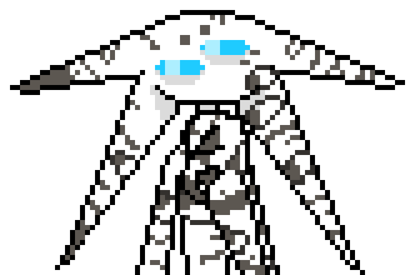 [d0698a] my oc's demonic..? I honestly never saw that till now- he WAS supposed to be an analog horror dude but now cold feet is just cute to me-