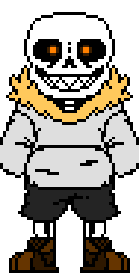 can someone help me make a genderbent version of this Sans