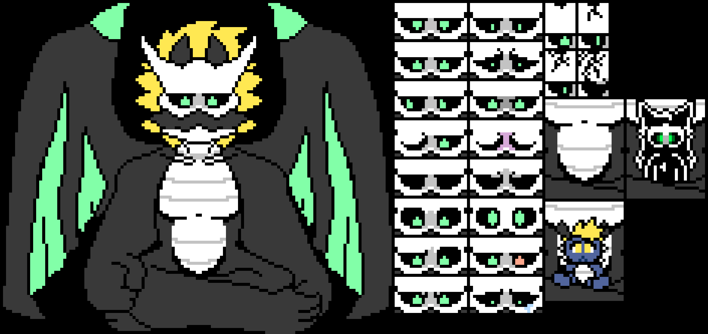 "The Elder One | Sprite sheet update... -Terrie [User] & Grim [Who drew it for me]