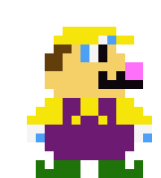 Modernised 8-bit Wario 