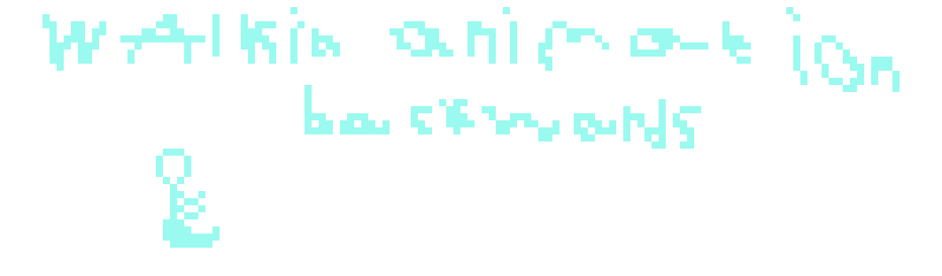 [d30f7d] Walking Animation Backwards