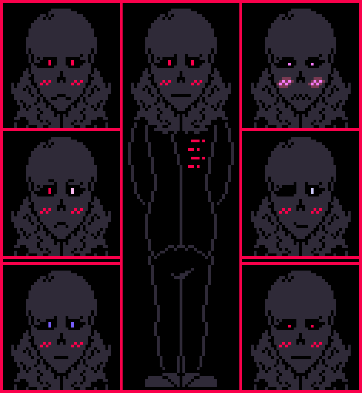 Dusk, Midnight, And Ruin (Added Ruin, she basically acts like conflicted ruin did before being erased)