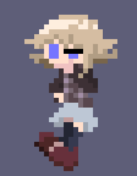 [777455] Maybe she's holding a gun behind her back? and yeah I think the shading is good