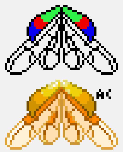 [d0698a] make your own wings - bug