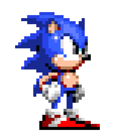 -Sonic Mania (16 Bit)- Sonic The Hedgehog (Sprite)-By UnderPixel