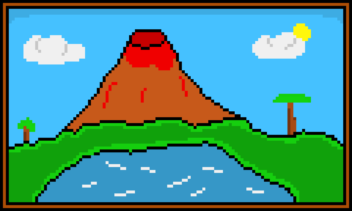 [a2148f] Volcano Scene