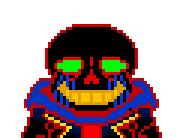 avoids then sends sharp bones at glitch then strings them and fires a blaster at them *