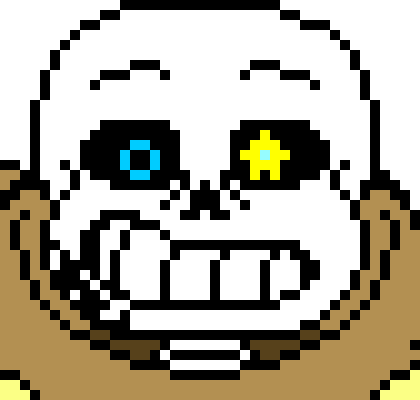 (I GAVE HIM EYEBROWS AHHH) You ready to see what I drew? *looks at Fell*