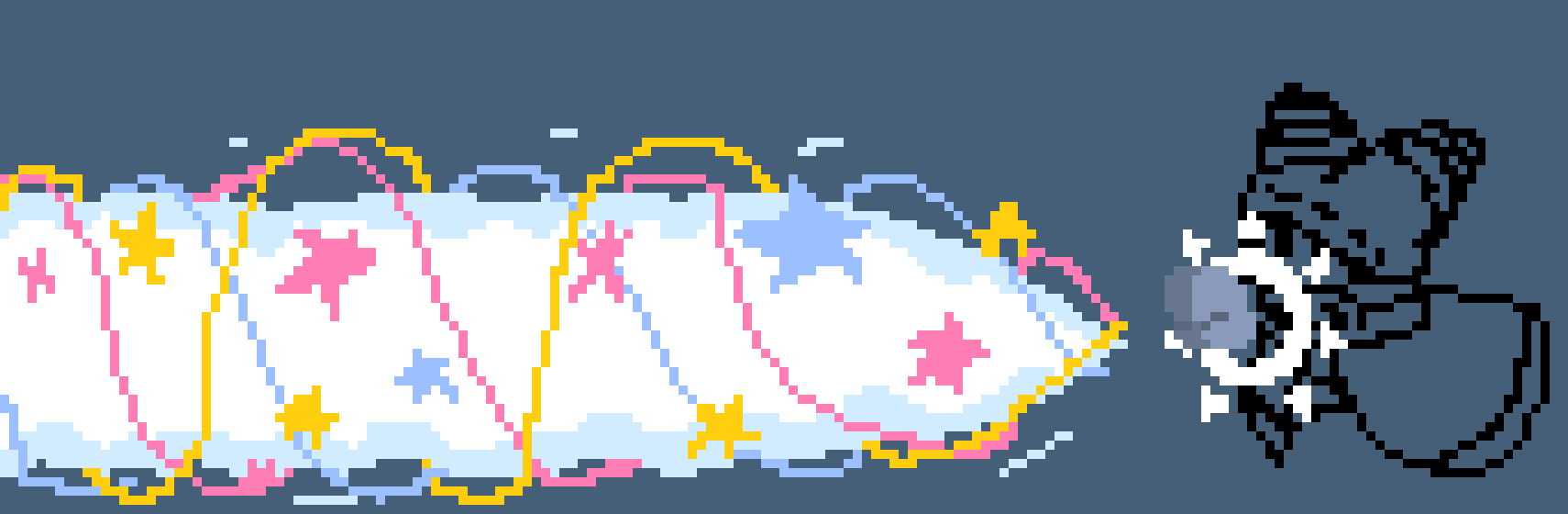 [6db167] *a giant laser came out of his hands, hitting both taranza and marker, but also partly hitting everyone else*