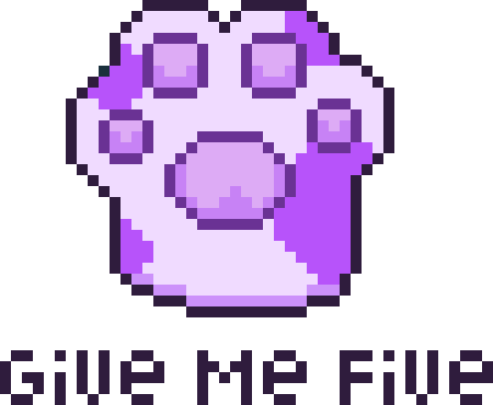 Pastel Purple Paw