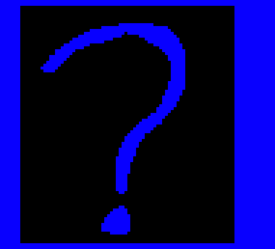 [ef9721] Question Mark