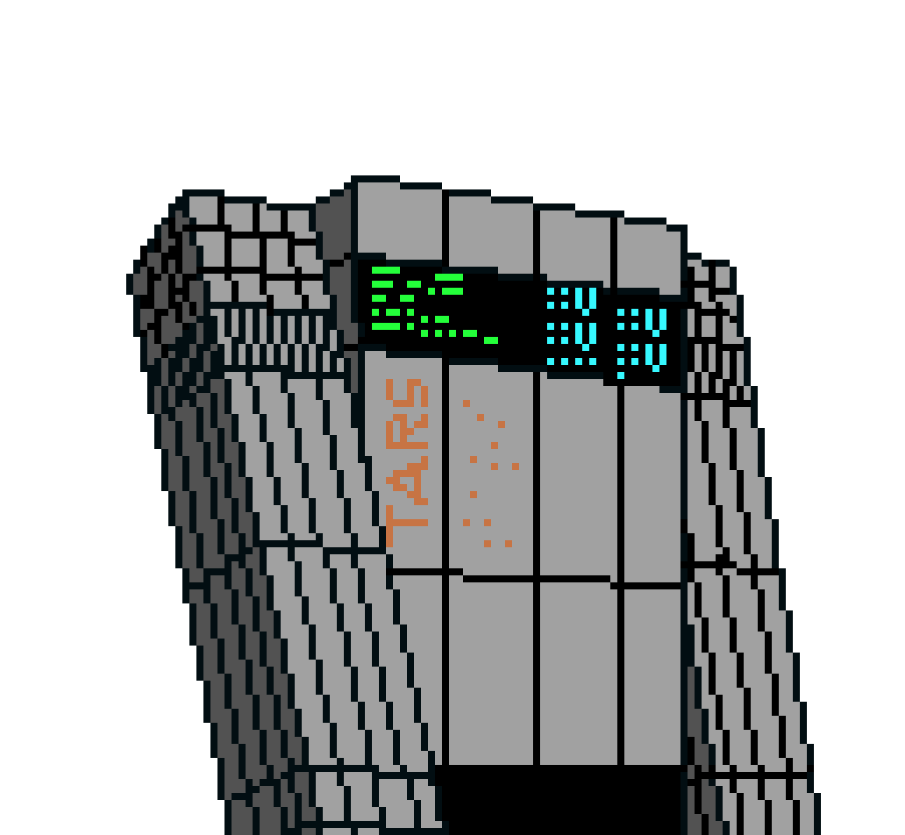 *TARS steps back, watching for any other signs of movement* | Pixel Art ...