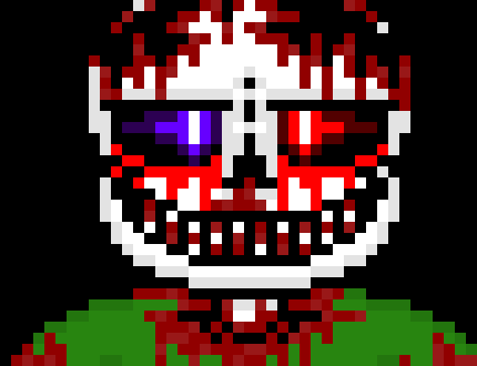 [69a435] Heh... you don't deserve this power *summons a blaster 2x the size of Asriel and blasts them*