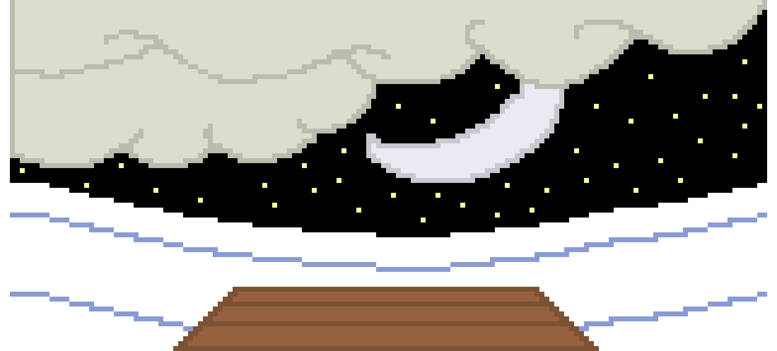 [a81336] pixel art moonlake