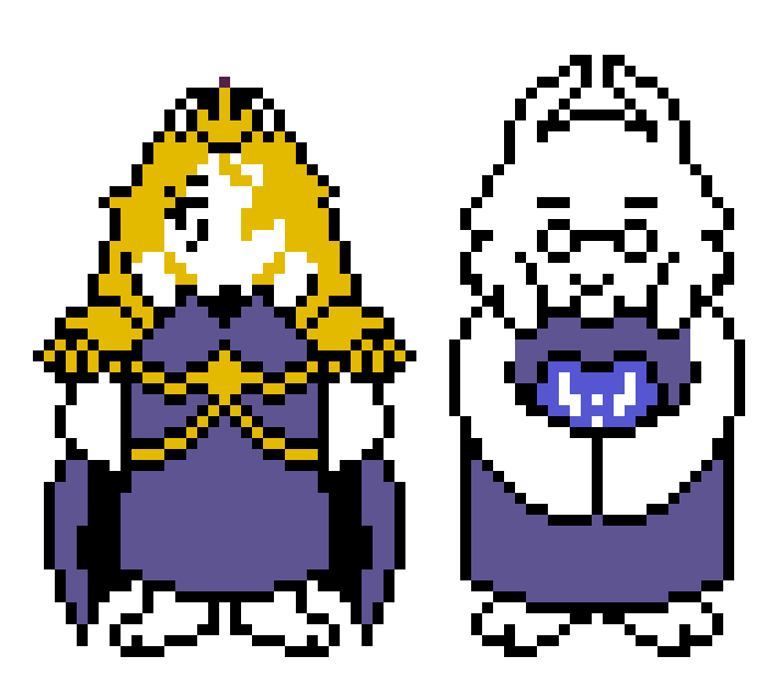 [f5254f] it's an underswap so that would be toriel, Asgore is the fat chud on the right