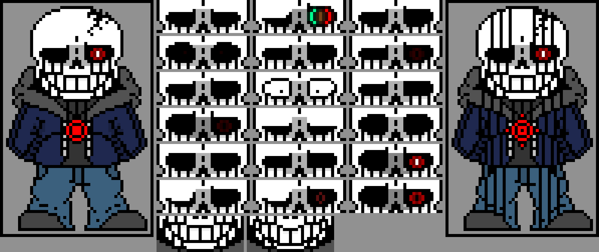 "-Passive whistling- | Nothing to see here just the Red Fuz Boi, editing a Killer Sans...