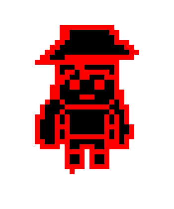 [74c674] danganronpa pixel sprite rita