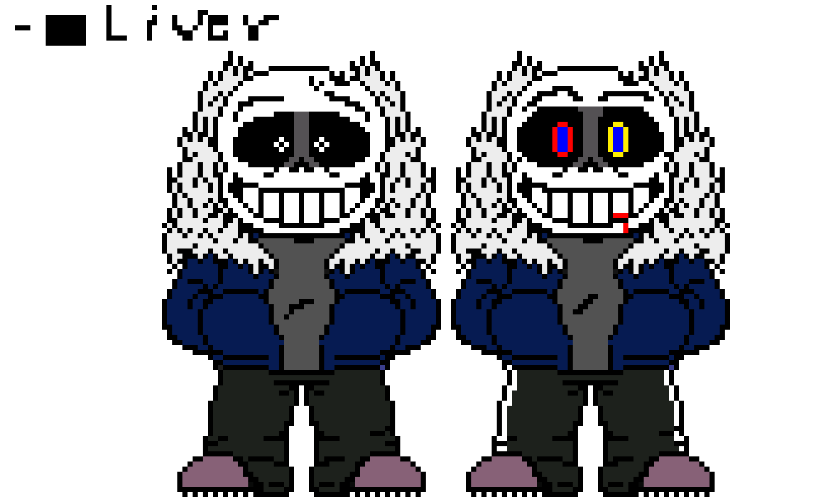 Crazed!Tale Sans: Made from PSB!UF Sans sprite.