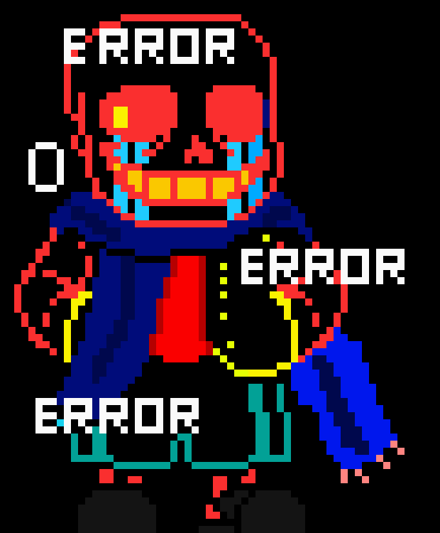 good seeing ya blue *fires the blasters at cyan sans*