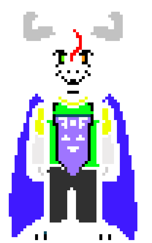 Asriel Nova colored battle sprite