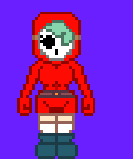 Nah,been working on a Glitchtrap sprite and my shy gal sprite sheet