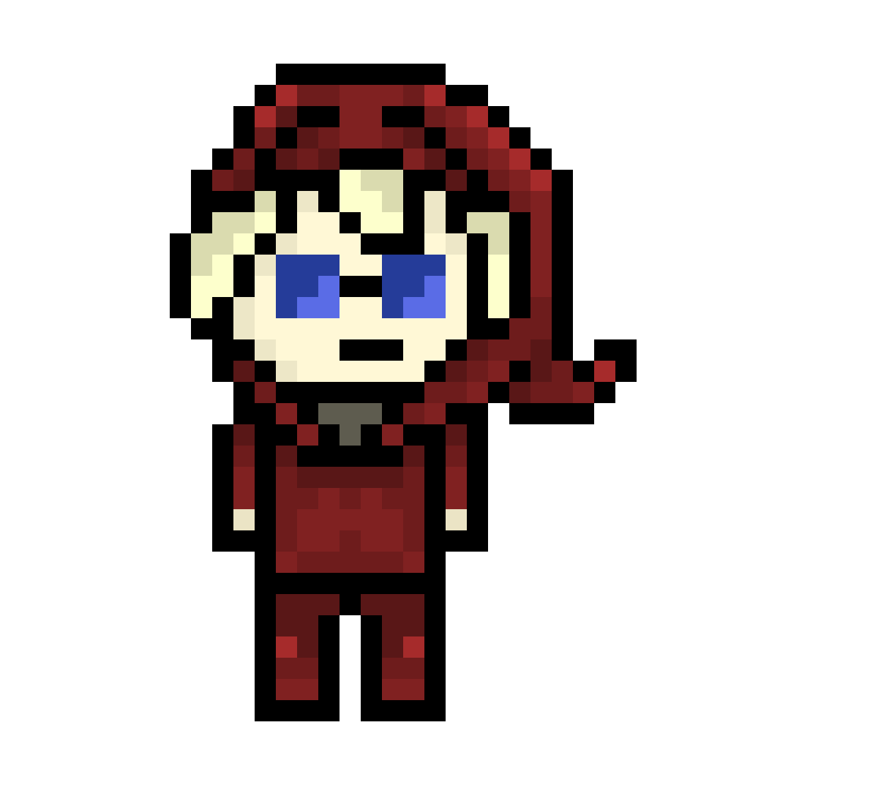 danganronpa pixel sprite base