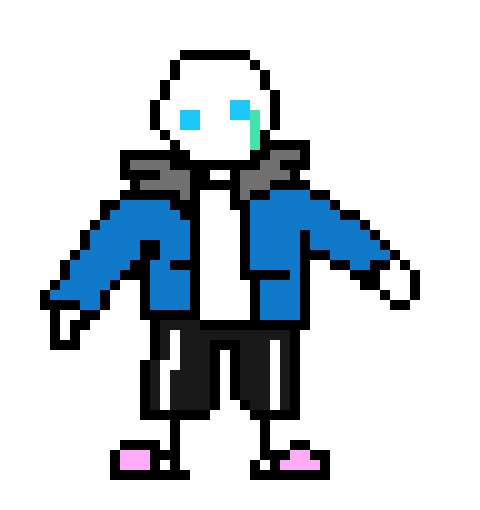 [82b7dc] (*and even IF i got a character i liked, i legit just cannot draw anyone else other than this bony bastard. i am damned.)