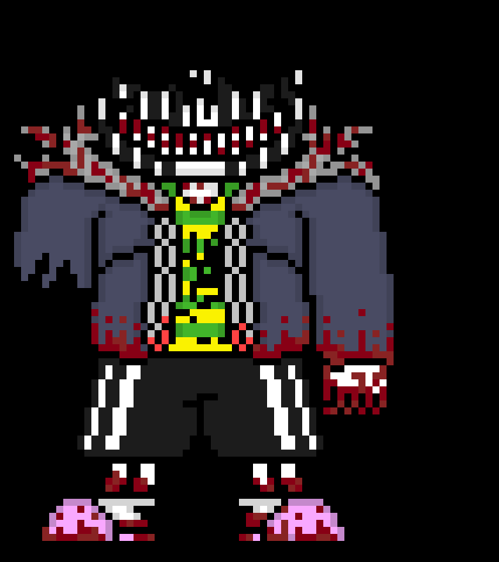 [e8cb42] *a destroyed, hate filled and negative Terror lunges at guardian sans and starts eating him alive*