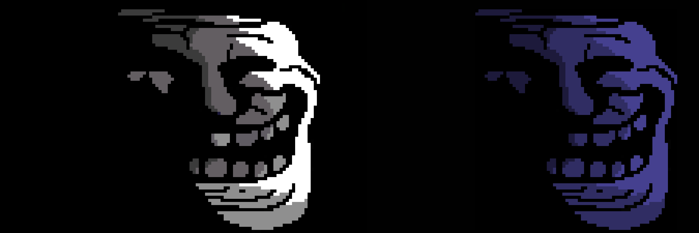 You do know changing the shading slightly on my trollge face wont make it yours right?