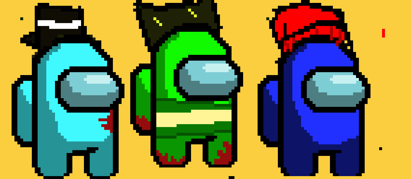 gamer time trio an among jus product check it out its going to post in 5 mins this is the cover for it-among jus