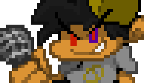 [a3bb48] BB's FNF Influences - Boyfriend and Gitch Boyfriend and Pico (the latter two being done later) (ft. palette for w/o jacket)