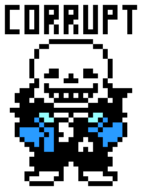 Corrupt Frisk Sans