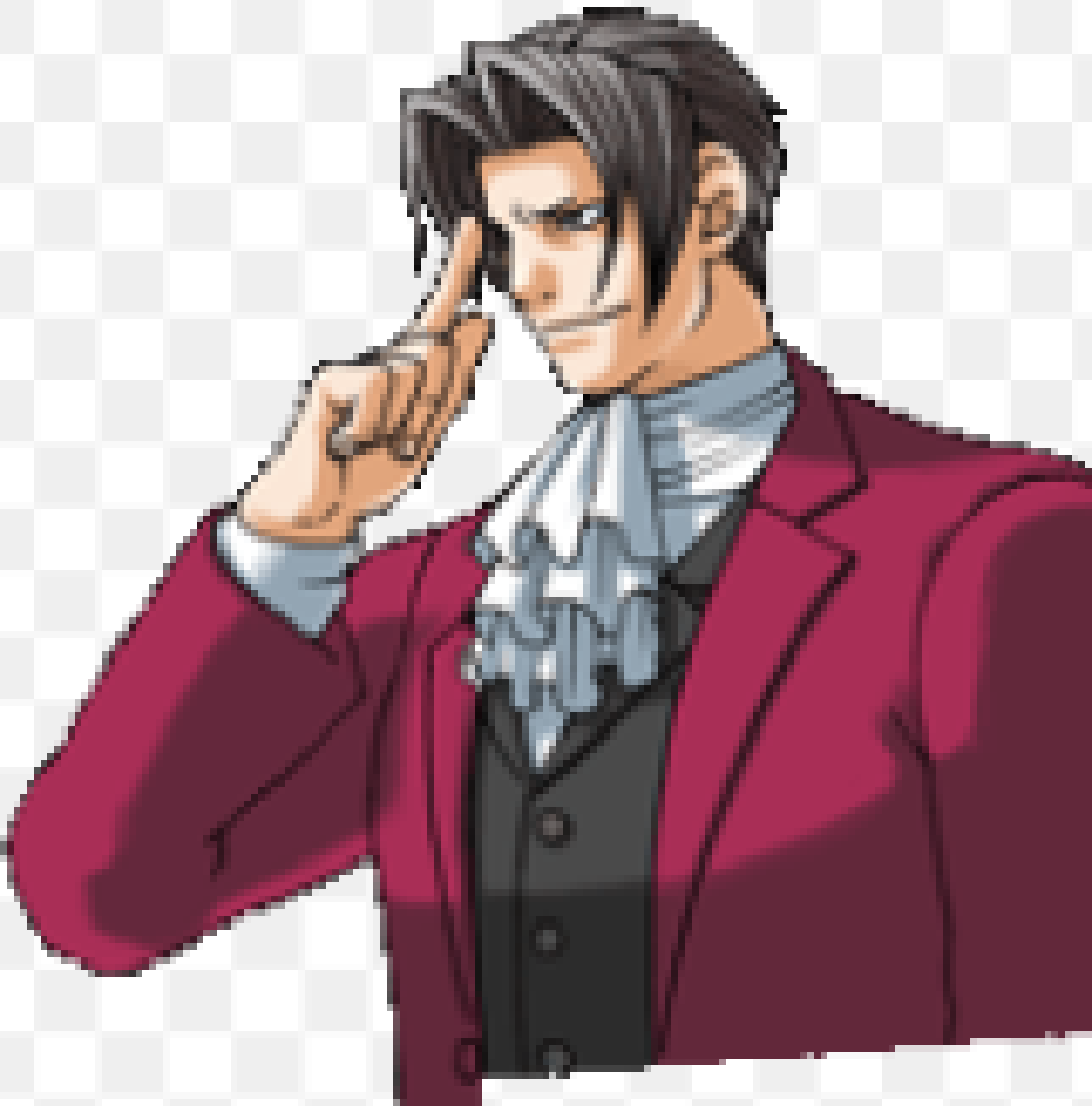 [039810] you thought to see magolor, but it was ACTUALLY MILES EDGEWORTH THERE!