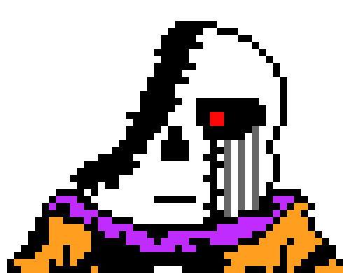 teleports whoever that sans is to orange *