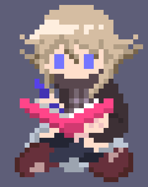 [777455] I should also probably say that in the meantime in also still working on this sprite, this will be my out of roleplay sprite again.