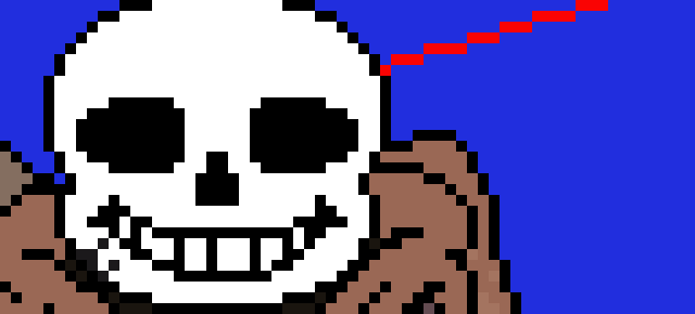 [d46952] rifle aiming at inks dumb head