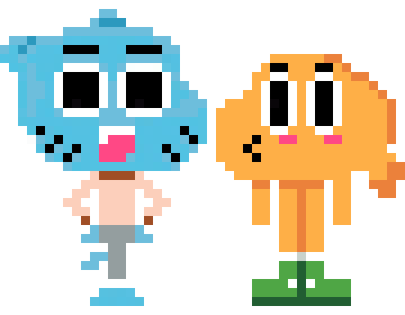 [385d63] Small Gumball + Darwin