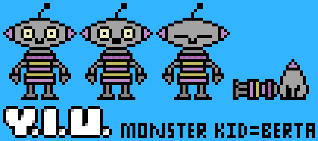 Your Indie Underground (My AU) Monster Kid = Berta