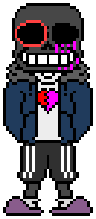 [d6b045] Fear Sans: *He fades to dust*