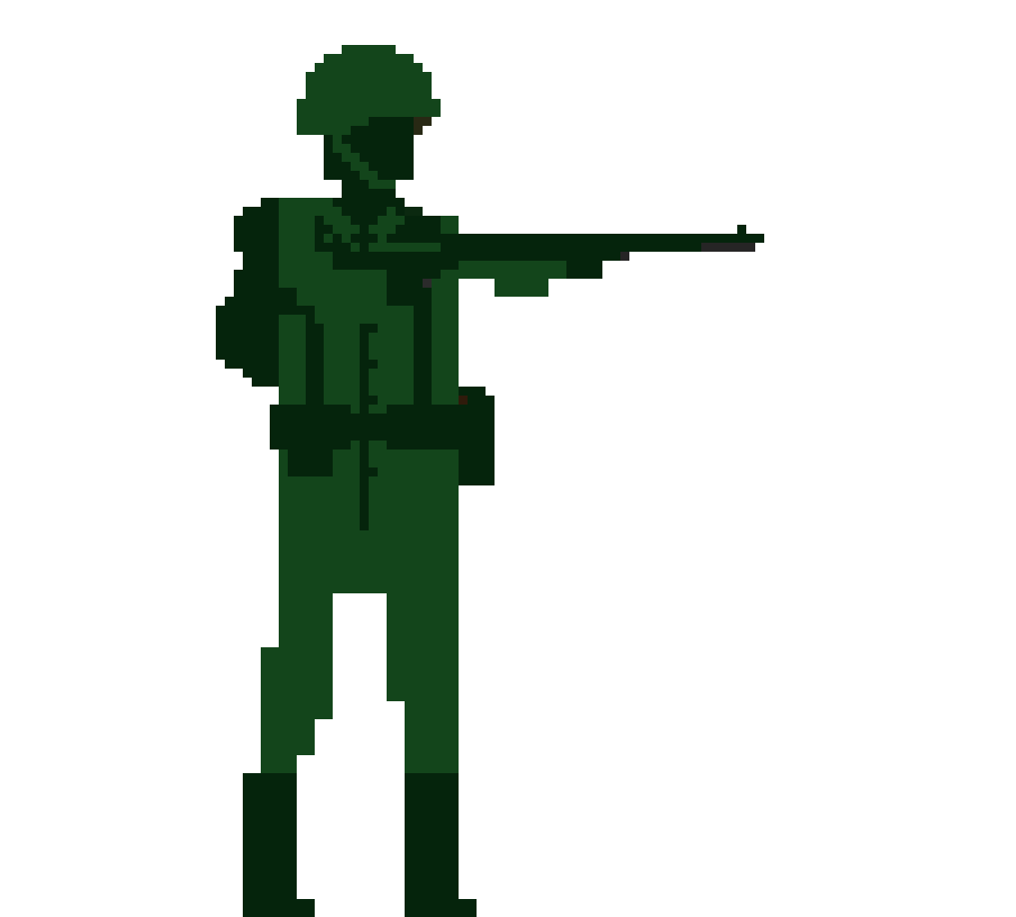 [9209d3] Toy Soldat (Green Forces)