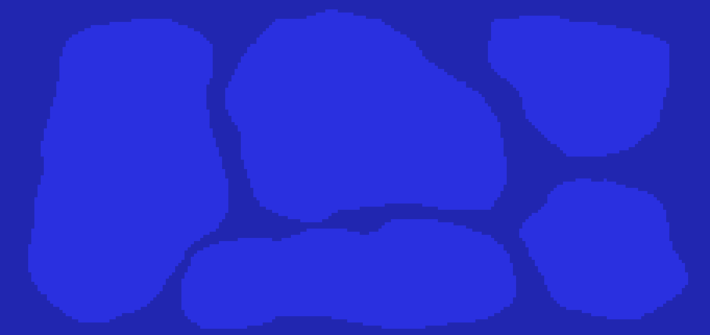 [9ce148] (new map making method: the lighter blue blobs are the tectonic plates that the continents sit on. landmasses can go anywhere inside the light blue blobs, but they cant go in the dark blue)