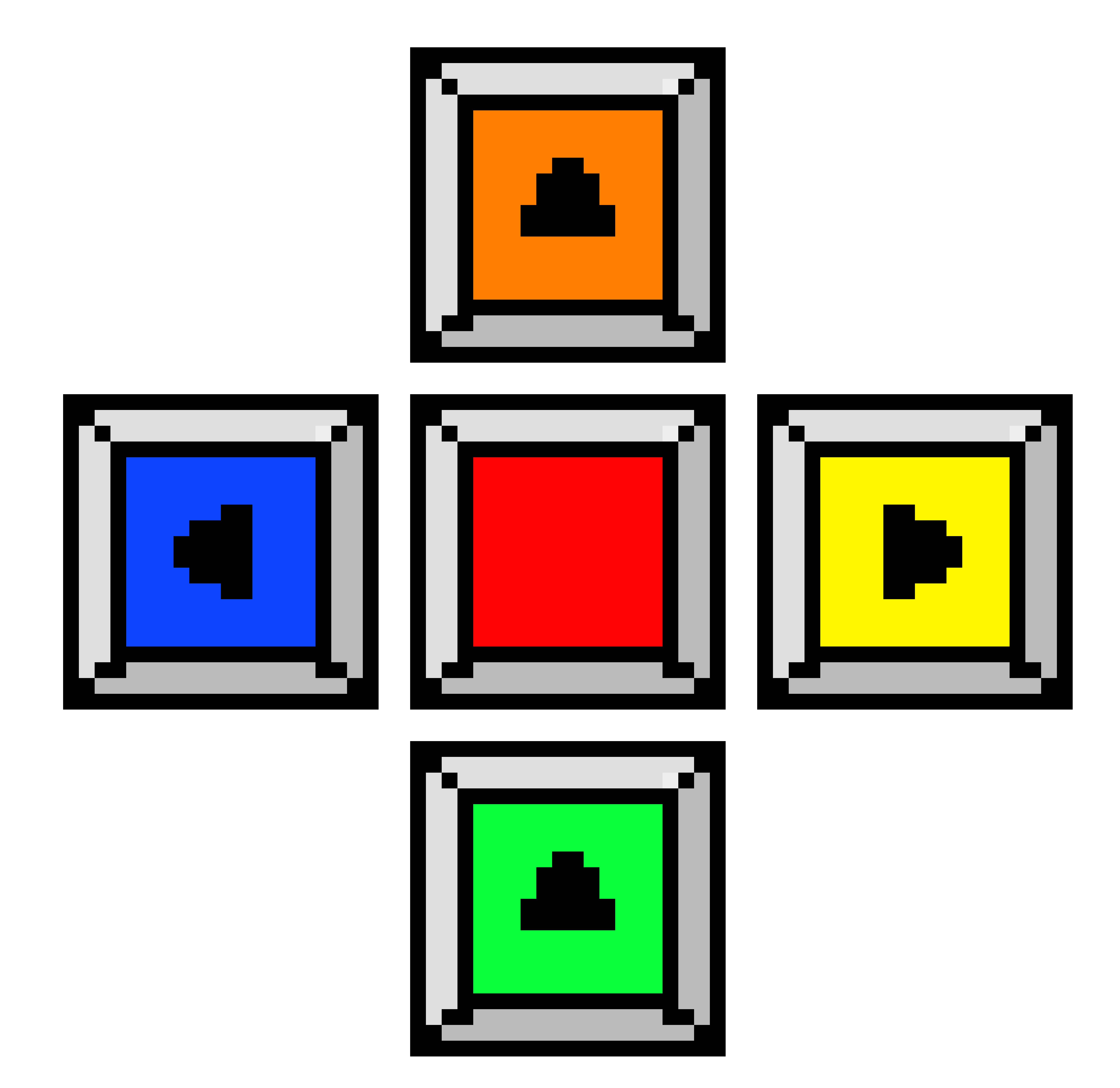 [9886be] Arrow Keys Square