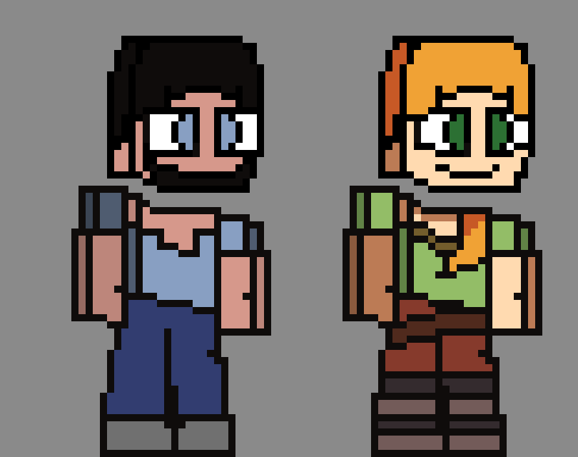 Alex variant done. | Pixel Art Maker