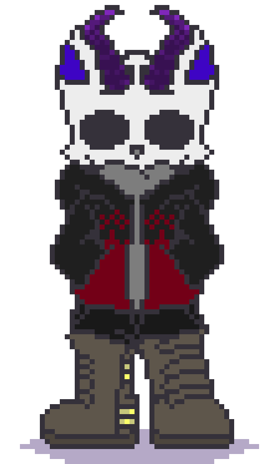 [5b2f3e] So now we've given him a very low poly shadow