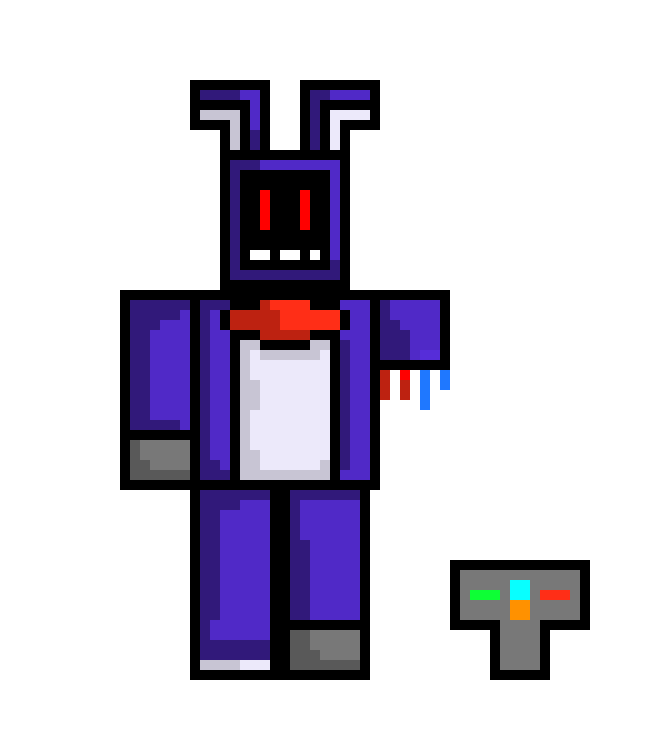 withered bonnie WITH SHADING